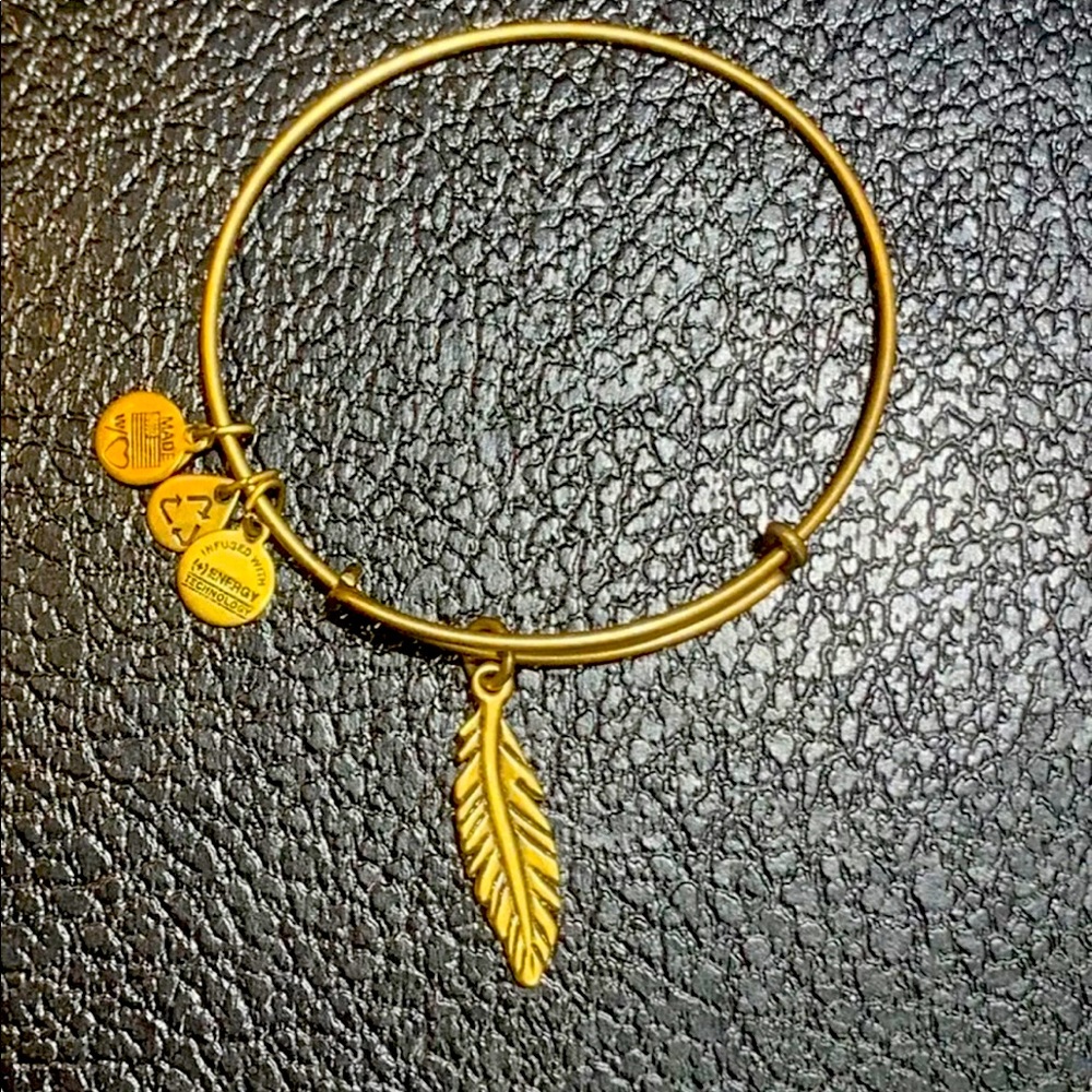 Alex and Ani Feather Bracelet